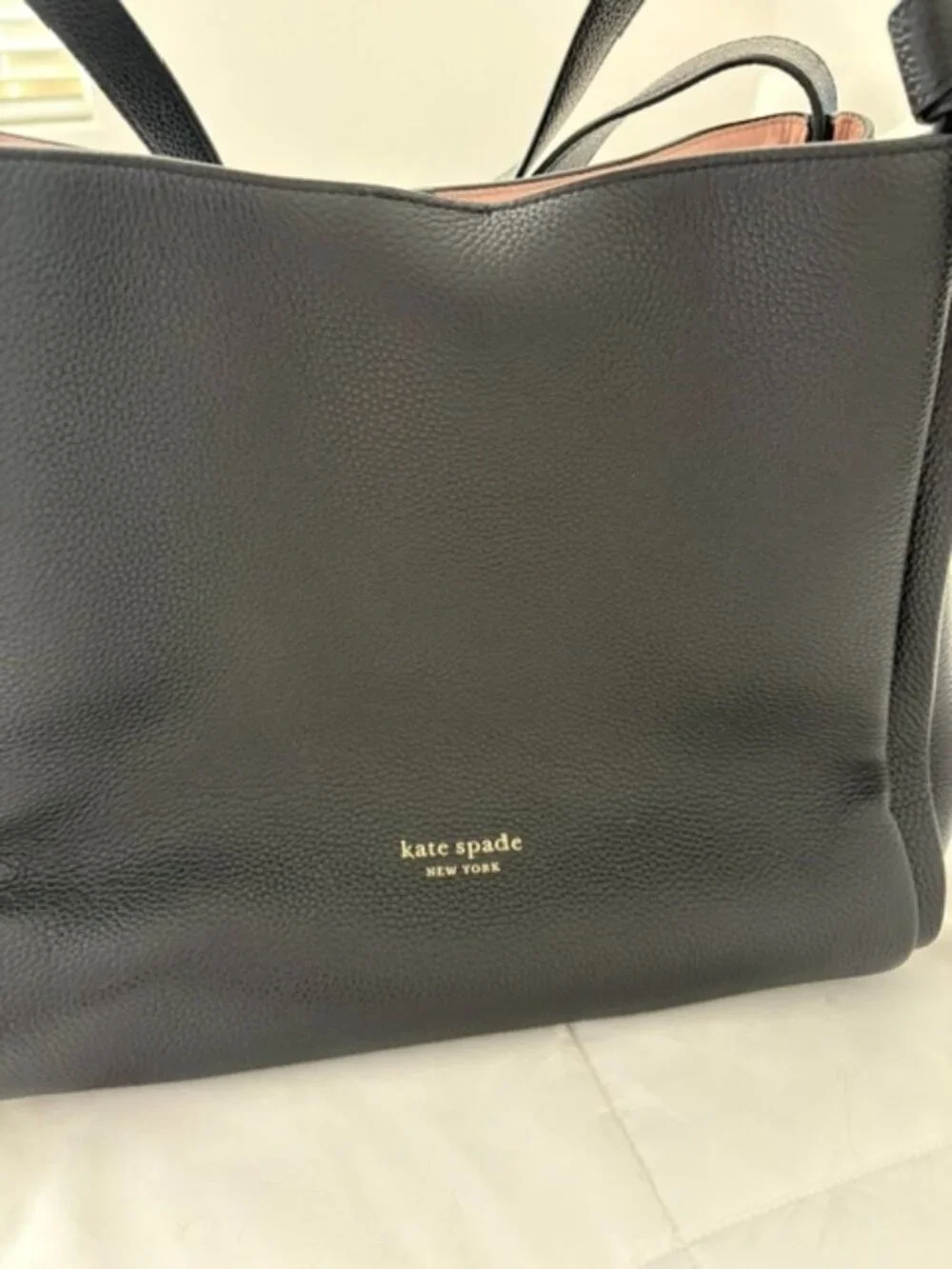 Kate Spade Black Leather Shoulder Bag